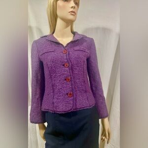 Missoni Vintage Lavender Wool blazer small